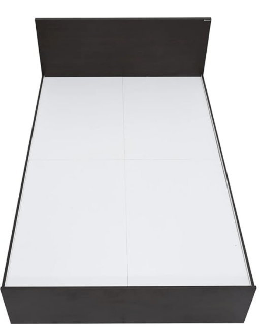 Nilkamal Arthur Engineered Wood Single Bed Without Storage (Color - Wenge, Delivery Condition - Knock Down) - Image 3